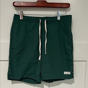 Modern Amusement Forest Green Swim Shorts Sz S